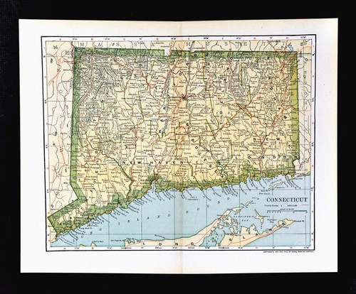1902 dodd mead map connecticut - mead,